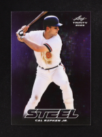 Cal Ripken Jr. 2023 Leaf Trinity Mega Box Steel Stars and Dots Purple #S11 #20/49 at PristineAuction.com