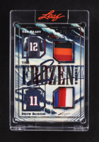 Tom Brady / Drew Bledsoe 2025 Leaf Glory of the Game The Frozen Tundra 2 Jerseys USA Flag Foil #FT14 #3/5 at PristineAuction.com