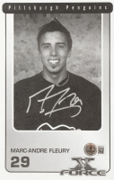 Marc-Andre Fleury Signed Penguins 5x8 Photo (Beckett) at PristineAuction.com