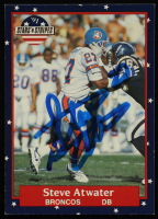 Steve Atwater Signed 1991 Fleer Stars and Stripes #15 (JSA) at PristineAuction.com