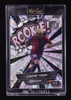 Lamine Yamal 2024 Wild Card Comix Rookie! Silver Kaleidoscope #ACBLRLY02 RC #01/3 at PristineAuction.com