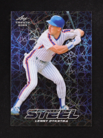 Lenny Dykstra 2023 Leaf Trinity Mega Box Steel Lazer Blue #S44 #75/99 at PristineAuction.com