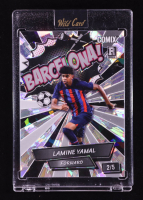 Lamine Yamal 2024 Wild Card Comix Barcelona! Silver Crystal #LY10 RC #2/5 at PristineAuction.com