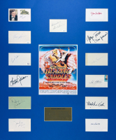 "Blazing Saddles" Custom Matted Cut Display Signed By (13) with Mel Brooks, Gene Wilder, Cleavon Little (JSA) at PristineAuction.com