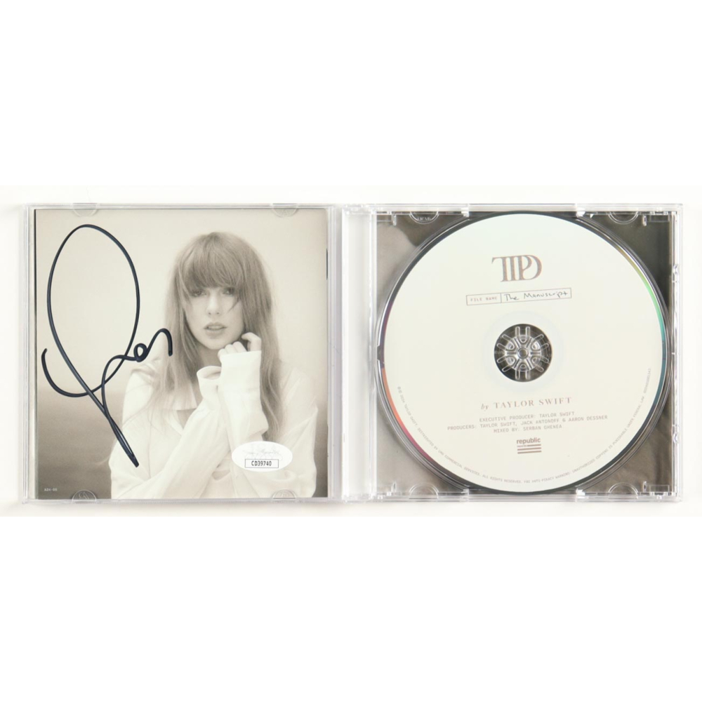 Taylor Swift Signed "The Tortured Poets Department" CD Album Insert (JSA) at PristineAuction.com