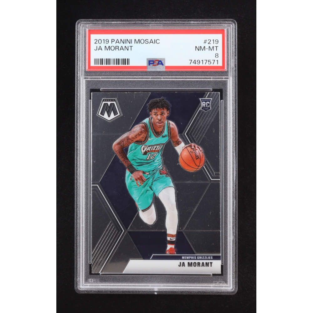 Ja Morant 2019-20 Mosaic #219 RC (PSA 8) at PristineAuction.com