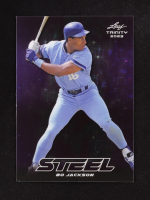 Bo Jackson 2023 Leaf Trinity Mega Box Steel Stars and Dots Purple #S10 #9/49 at PristineAuction.com