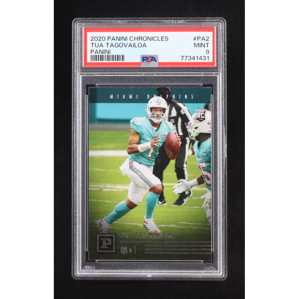 Tua Tagovailoa 2020 Panini Chronicles #PA2 RC (PSA 9) at PristineAuction.com