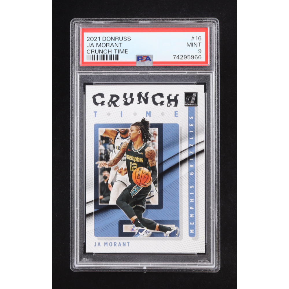 Ja Morant 2021-22 Donruss Crunch Time #16 (PSA 9) at PristineAuction.com