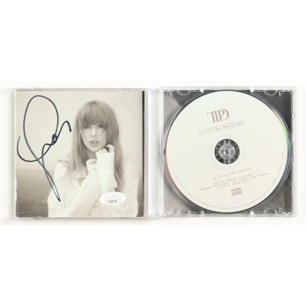 Taylor Swift Signed "The Tortured Poets Department" CD Album Insert (JSA) at PristineAuction.com