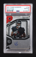Kyle Pitts 2021 Panini Elements #134 AU RC #115/199 (PSA 10) at PristineAuction.com