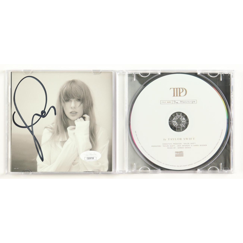Taylor Swift Signed "The Tortured Poets Department" CD Album Insert (JSA) at PristineAuction.com
