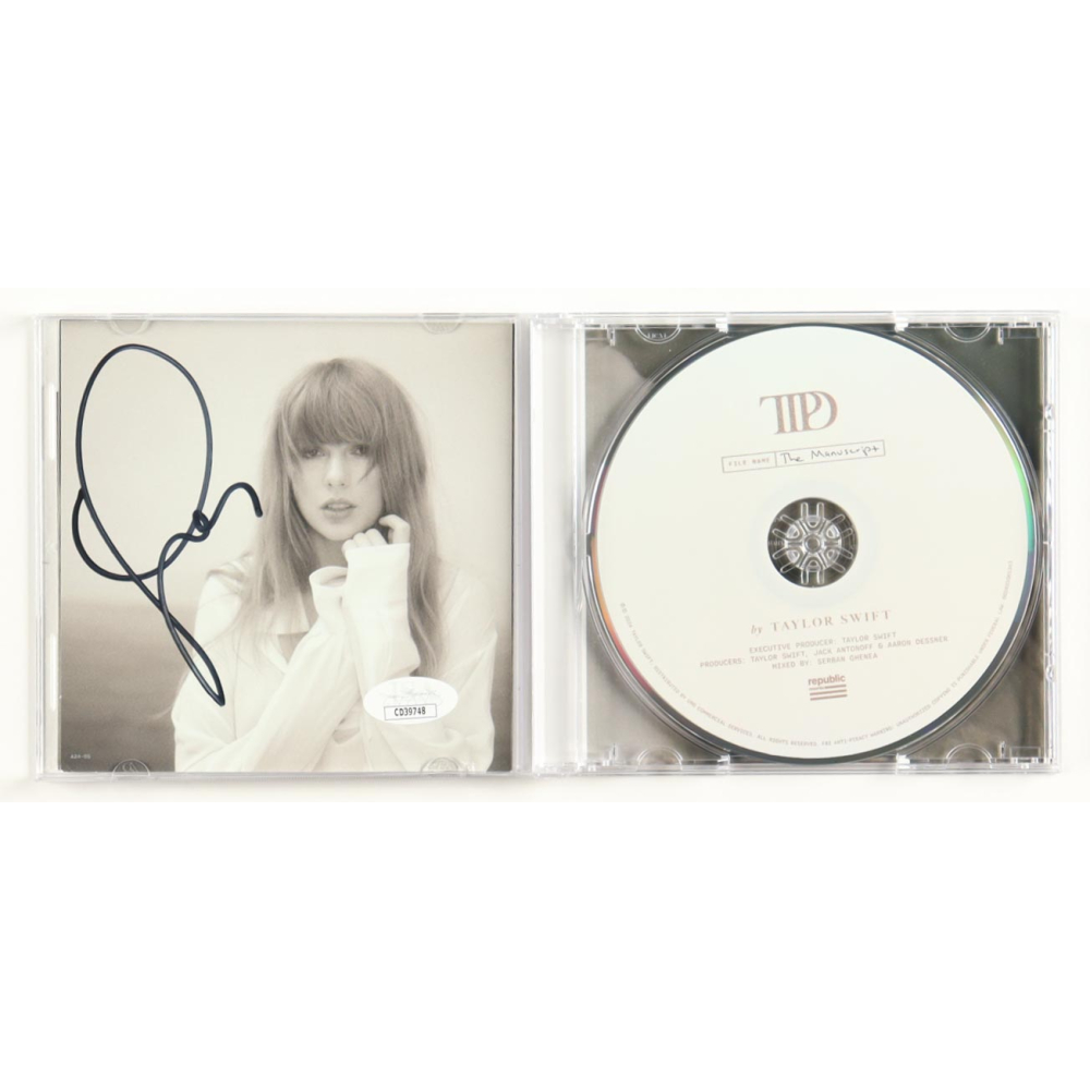Taylor Swift Signed "The Tortured Poets Department" CD Album Insert (JSA) at PristineAuction.com