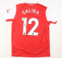 William Saliba Signed Arsenal Adidas Authentic Jersey (Beckett) at PristineAuction.com