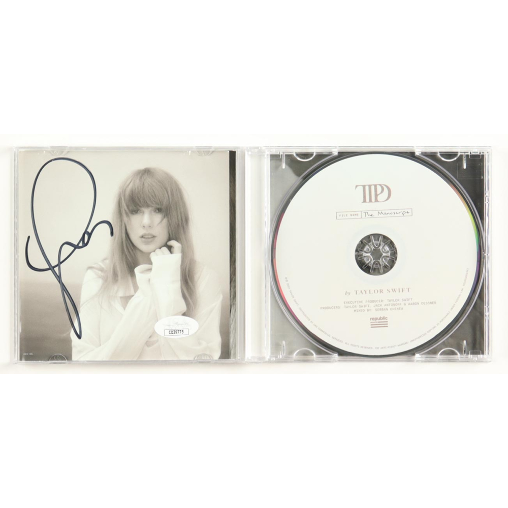 Taylor Swift Signed "The Tortured Poets Department" CD Album Insert (JSA) at PristineAuction.com