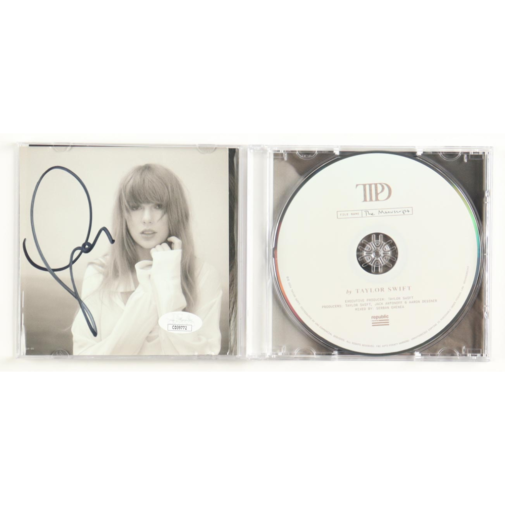Taylor Swift Signed "The Tortured Poets Department" CD Album Insert (JSA) at PristineAuction.com