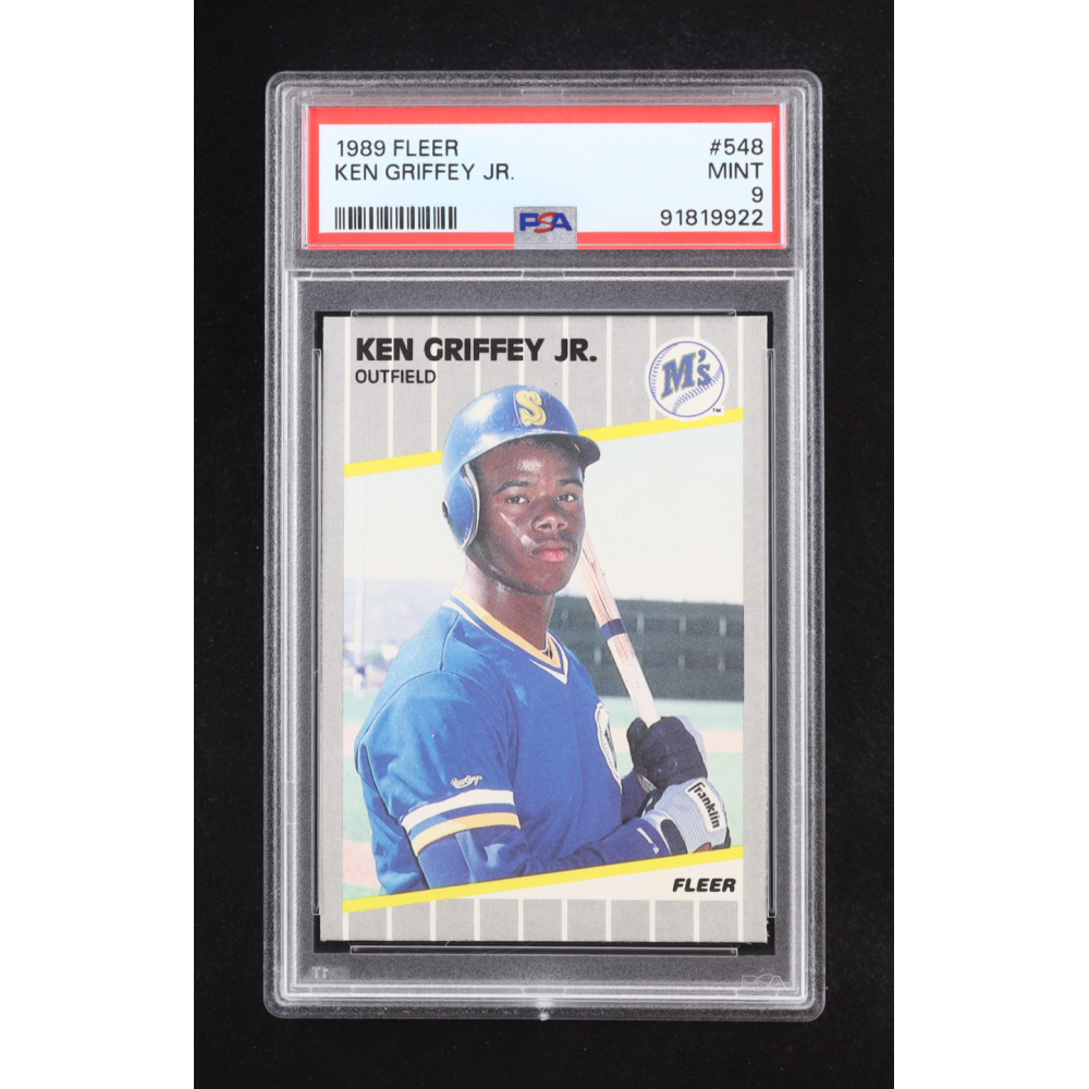 Ken Griffey Jr. 1989 Fleer RC #548 (PSA 9) at PristineAuction.com