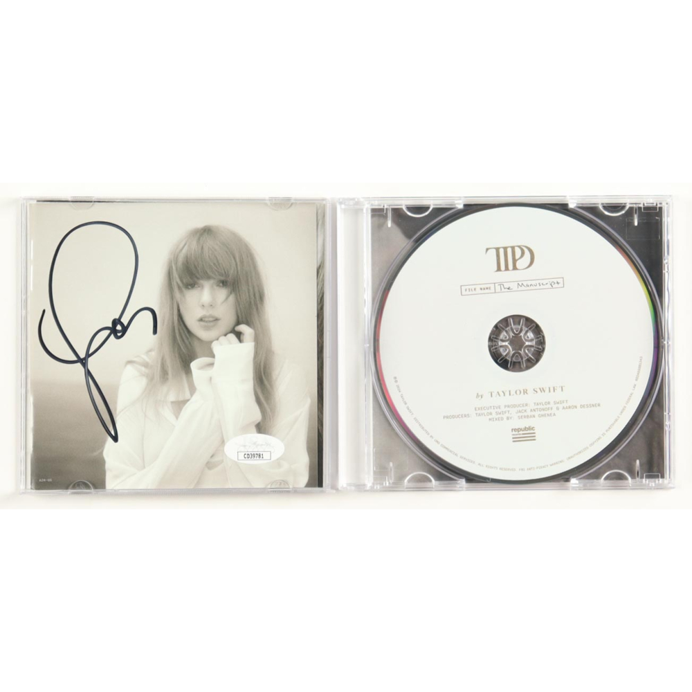 Taylor Swift Signed "The Tortured Poets Department" CD Album Insert (JSA) at PristineAuction.com