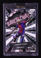 Lamine Yamal 2024 Wild Card Comix Barcelona! Silver Disco #LY03 RC #5/5 at PristineAuction.com