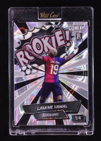 Lamine Yamal 2024 Wild Card Comix Rookie! Silver RayWave #LY05 RC #1/4 at PristineAuction.com