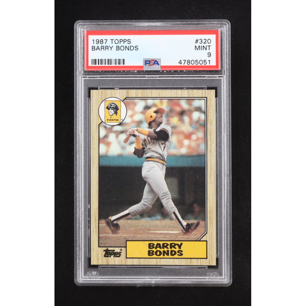 Barry Bonds 1987 Topps #320 RC (PSA 9) at PristineAuction.com