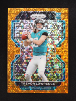 Trevor Lawrence 2021 Panini Prizm Prizms Orange Disco #331 RC at PristineAuction.com
