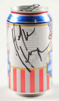 Hulk Hogan Signed Real American Beer Can (Beckett) at PristineAuction.com