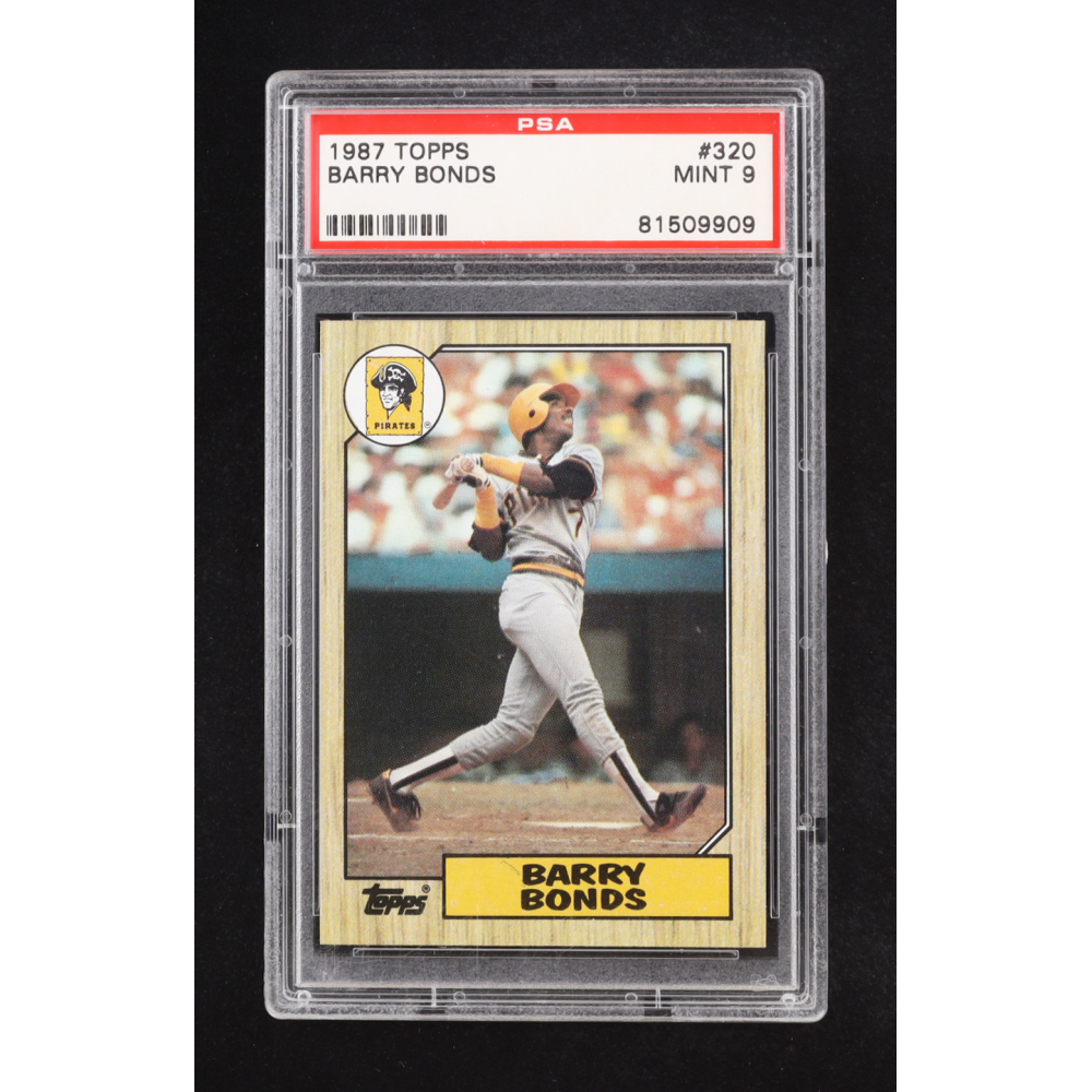 Barry Bonds 1987 Topps #320 RC (PSA 9) at PristineAuction.com