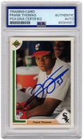 Frank Thomas Signed 1991 Upper Deck #246 (PSA) at PristineAuction.com