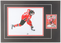 Hayley Wickenheiser Signed Canada 12x17 Custom Matted 2007-08 In the Game O Canada #32 Trading Card Display (JSA) at PristineAuction.com