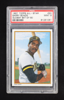 Barry Bonds 1987 Topps All Star Glossy Set of 60 #30 RC (PSA 9) at PristineAuction.com