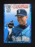 Alex Rodriguez 2023 Topps Chrome Platinum Anniversary Blue Mini-Diamond Refractors #397 #145/199 at PristineAuction.com