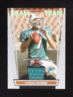 Chad Henne 2008 Stadium Club Beam Team Jerseys Retail #BTRCH RC at PristineAuction.com