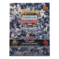 Nick Saban Signed 2004 Sugar Bowl Souvenir Program (Beckett) at PristineAuction.com