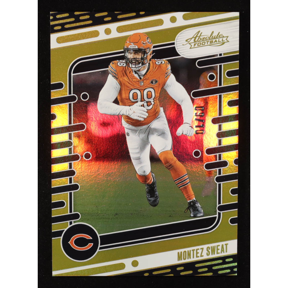 Montez Sweat 2024 Absolute Spectrum Gold #19 #9/10 at PristineAuction.com