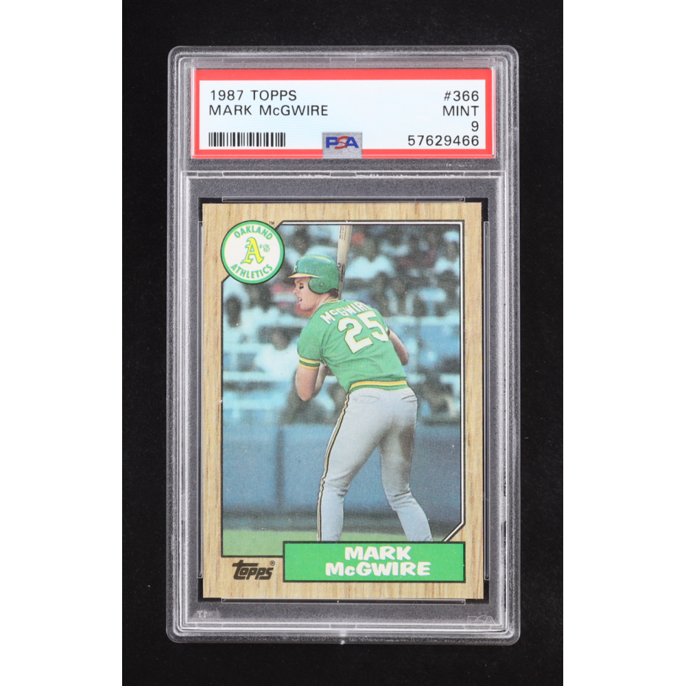 Mark McGwire 1987 Topps #366 RC (PSA 9) at PristineAuction.com