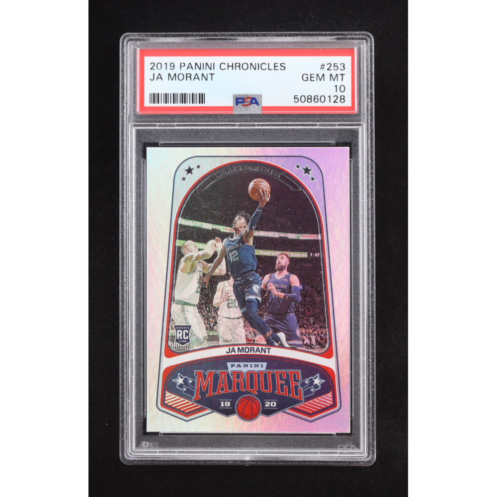 Ja Morant 2019 Panini Chronicles #253 RC (PSA 10) at PristineAuction.com