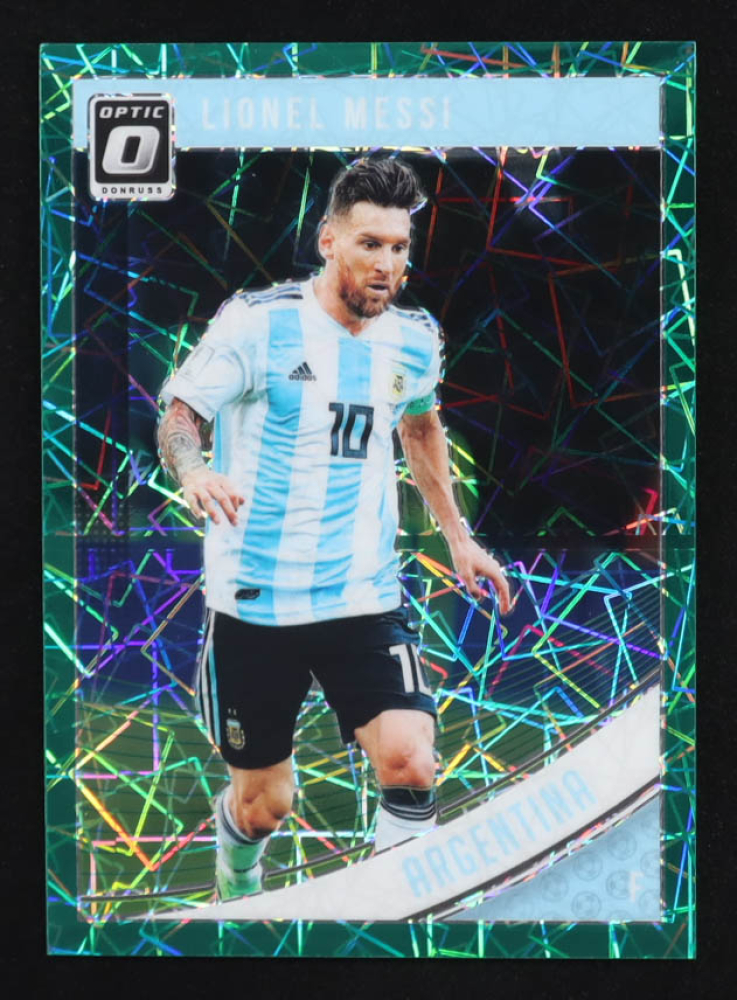 Lionel Messi 2018-19 Donruss Optic Green Velocity #88 #026/200