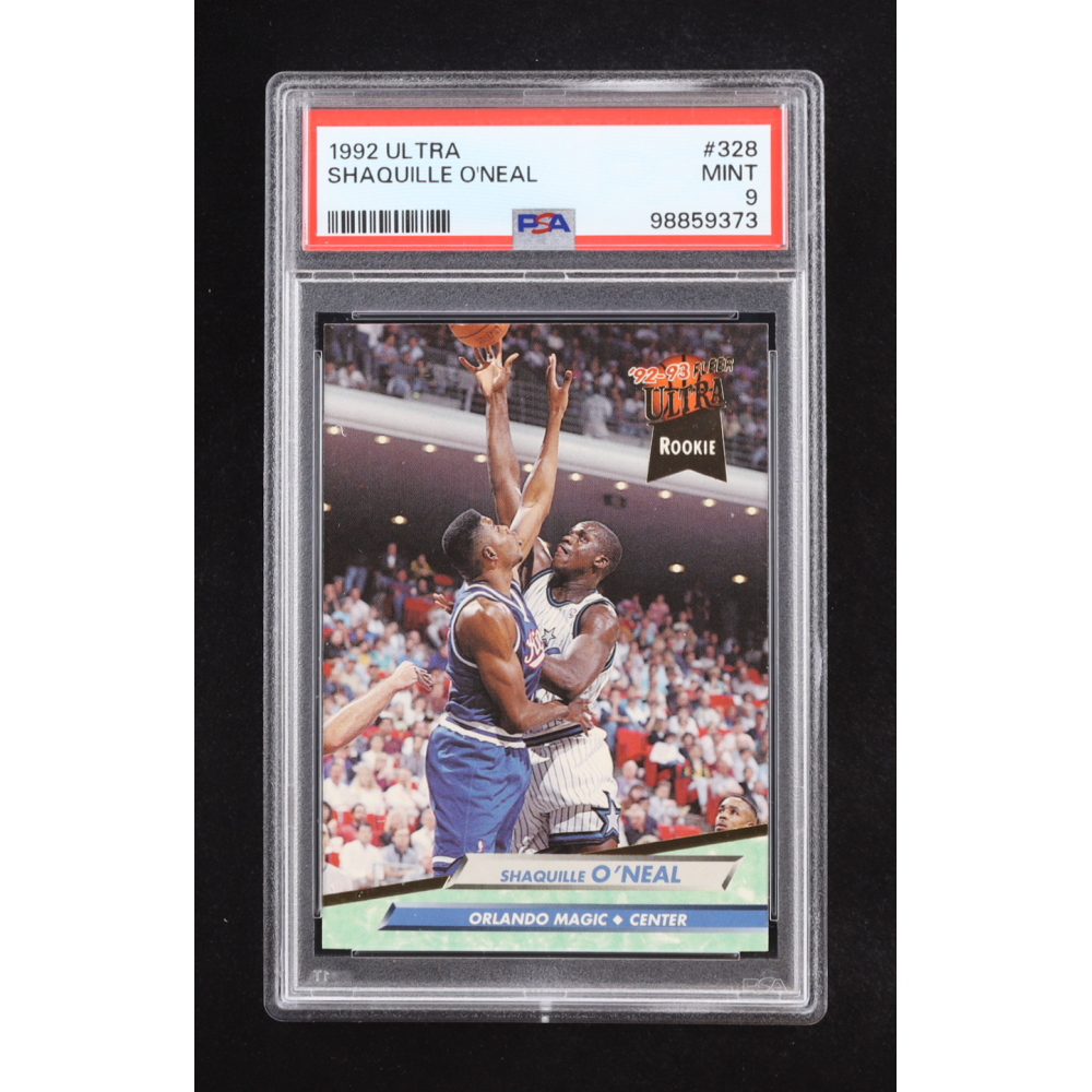 Shaquille O'Neal 1992 Ultra #328 RC (PSA 9) at PristineAuction.com