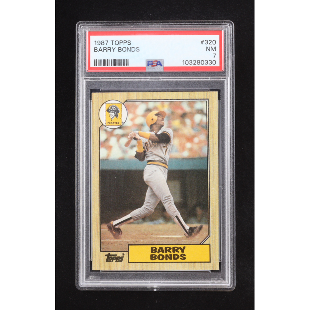 Barry Bonds 1987 Topps #320 RC (PSA 7) at PristineAuction.com