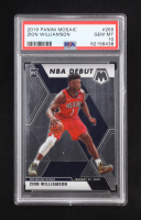 Zion Williamson 2019 Panini Mosaic Debut #269 RC (PSA 10) at PristineAuction.com
