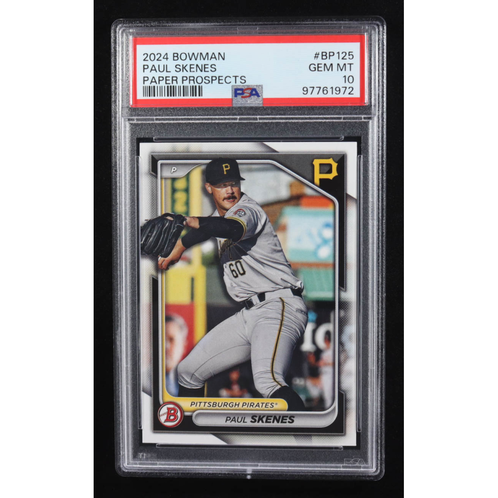 Paul Skenes 2024 Bowman Prospects #BP125 RC (PSA 10) at PristineAuction.com