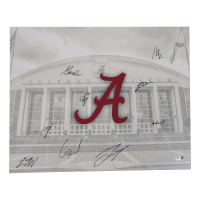 Alabama Crimson Tide 16x20 Photo Team-Signed by (9) with Mark Sears, Chris Youngblood, Grant Nelson (Beckett) at PristineAuction.com