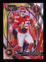 Patrick Mahomes II 2024 Select Prizm Red and Yellow Shock #223 at PristineAuction.com