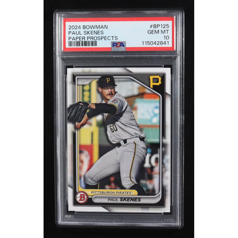Paul Skenes 2024 Bowman Prospects #BP125 RC (PSA 10) at PristineAuction.com