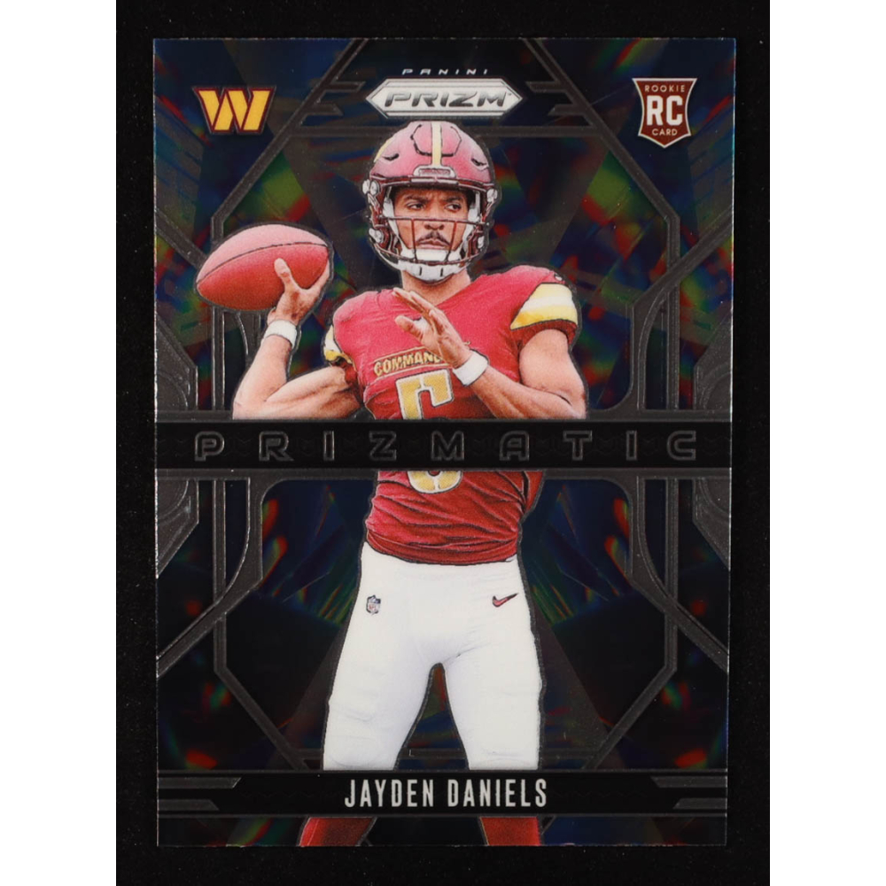 Jayden Daniels 2024 Panini Prizm Prizmatic #3 RC at PristineAuction.com