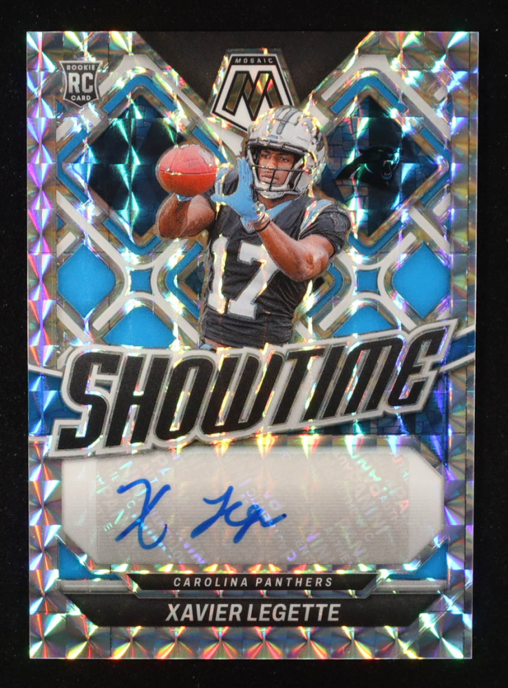 Xavier Legette 2024 Panini Mosaic Showtime Signatures #10 RC