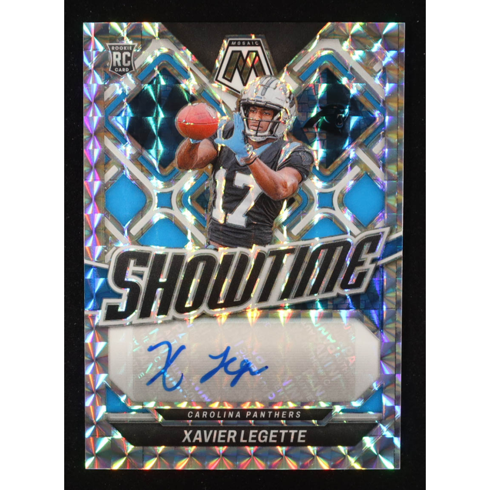 Xavier Legette 2024 Panini Mosaic Showtime Signatures #10 RC at PristineAuction.com