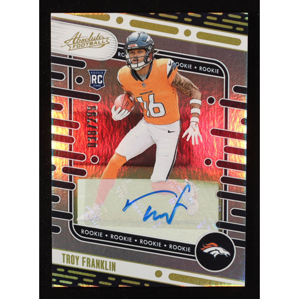 Troy Franklin 2024 Absolute Spectrum #178 #38/299 at PristineAuction.com Troy Franklin 2024 Absolute Spectrum #178 #38/299 at PristineAuction.com