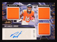 Troy Franklin 2024 Absolute Rookie Premiere Materials Autographs #30 RC #167/399 at PristineAuction.com